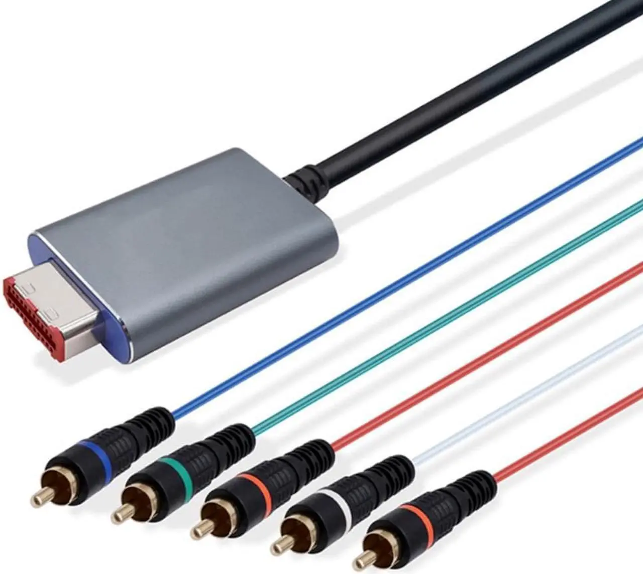 Alt view image 2 of 3 - Bitfunx Component Video 5RCA Ypbpr Cable For Nintendo Gamecube NGC Digital AV Output Image