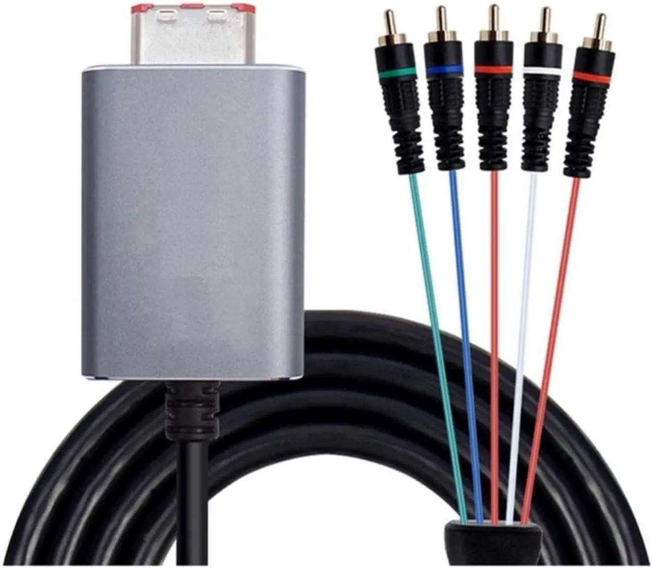 Main image of Bitfunx Component Video 5RCA Ypbpr Cable For Nintendo Gamecube NGC Digital AV Output Image