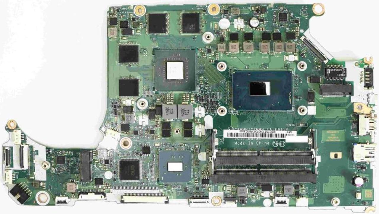 Alt view image 4 of 6 - NB.Q2Q11.003 NBQ2Q11003 Laptop DDR4 Motherboard C5MMH / C7MMH LA-E911P w/ i5-7300HQ & GTX1050 V4G for Acer A715-71G Laptops