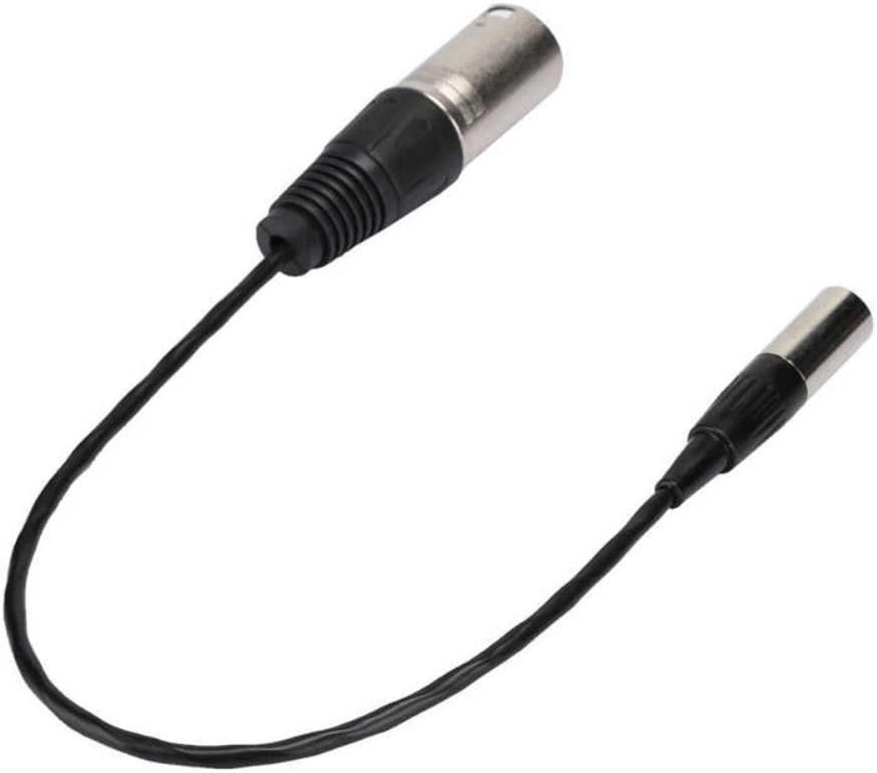 Alt view image 2 of 4 - 30cm Mini XLR 3PIN Male to XLR Male Adapter Audio Cable for SLR Camera Microphone Professional Photography Equipment