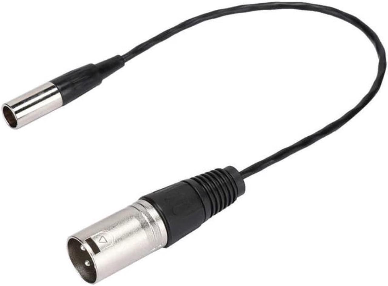 Alt view image 3 of 4 - 30cm Mini XLR 3PIN Male to XLR Male Adapter Audio Cable for SLR Camera Microphone Professional Photography Equipment
