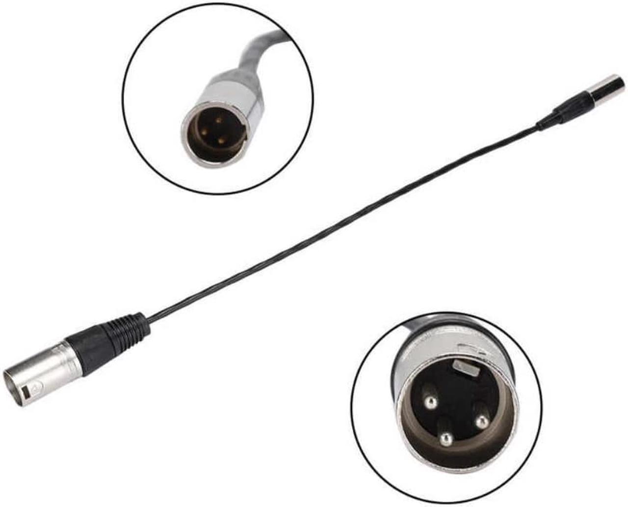 Alt view image 4 of 4 - 30cm Mini XLR 3PIN Male to XLR Male Adapter Audio Cable for SLR Camera Microphone Professional Photography Equipment