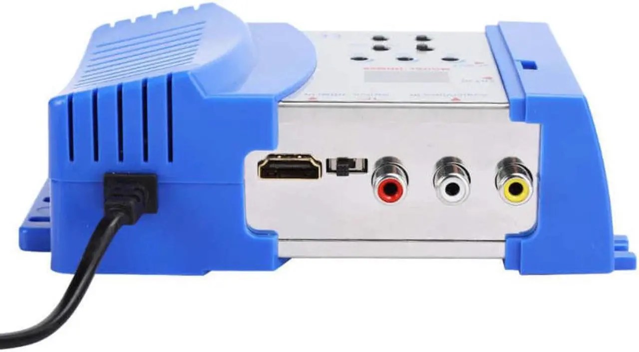 Alt view image 3 of 7 - HDM69 Digital RF HDMI-Compatible Modulator AV to RF Converter VHF UHF PAL Standard TV format output Portable Modulator for EU
