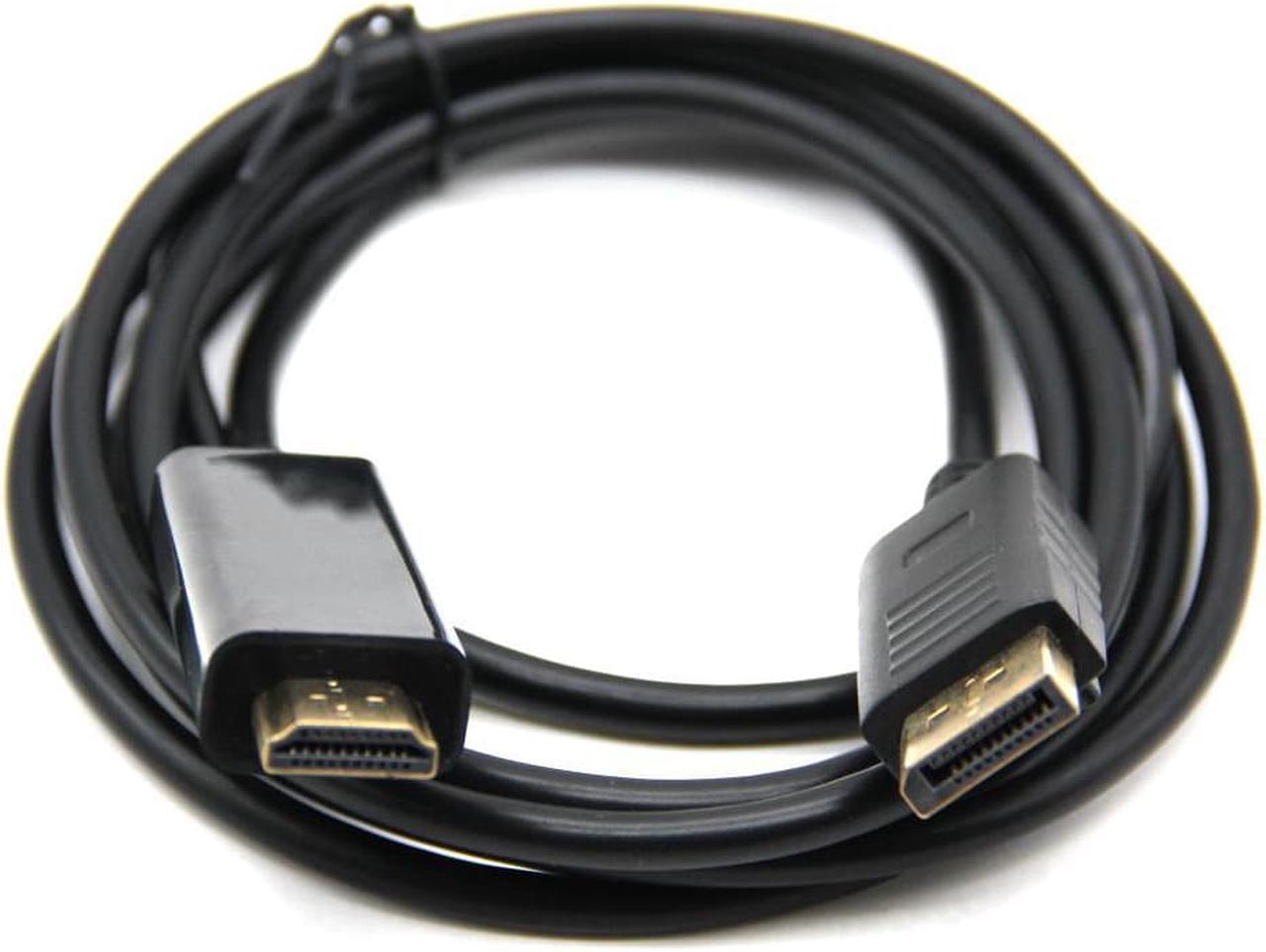 DisplayPort to HDMI-compatible Cable 1.8M 1080P Display Port DP Cable for Connecting Laptop to HDTVs Projector