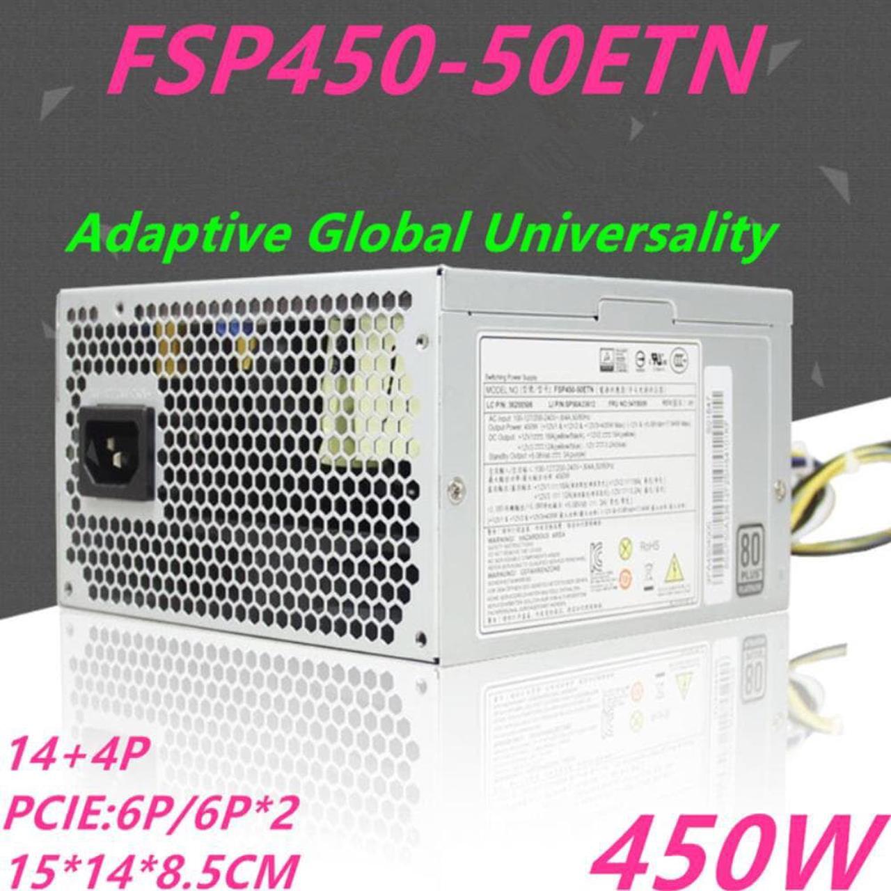 Main image of PSU For Lenovo Thinkcentre ATX 80plus Platinum 14Pin 450W Switching Power Supply FSP450-50ETN PS-6451-02