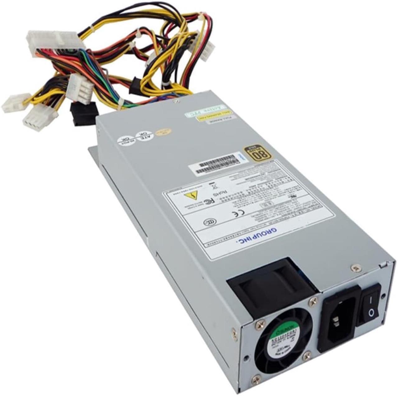 Alt view image 6 of 6 - PSU For FSP 1U 80plus Gold 500W Switching Power Supply FSP500-501UN