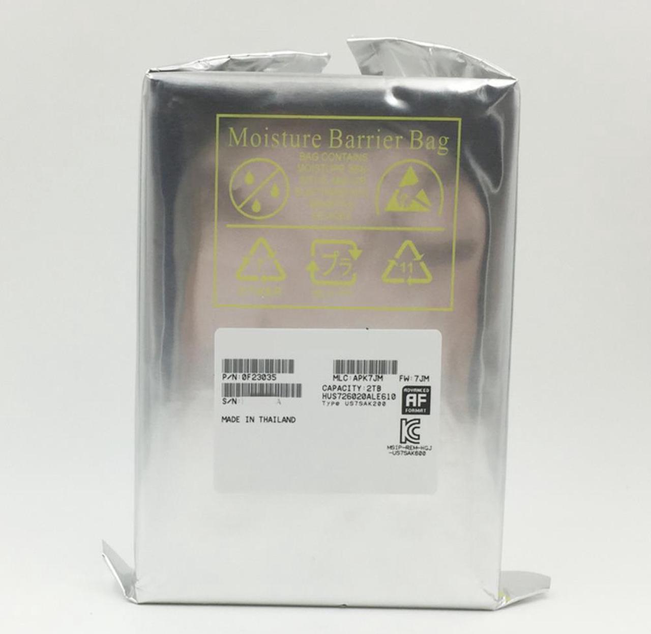 Alt view image 6 of 6 - HDD For Hgst 2TB 3.5" SATA 6 Gb/s 128MB 7200RPM For Internal Hard Disk For Enterprise Class HDD For HUS726020ALE610