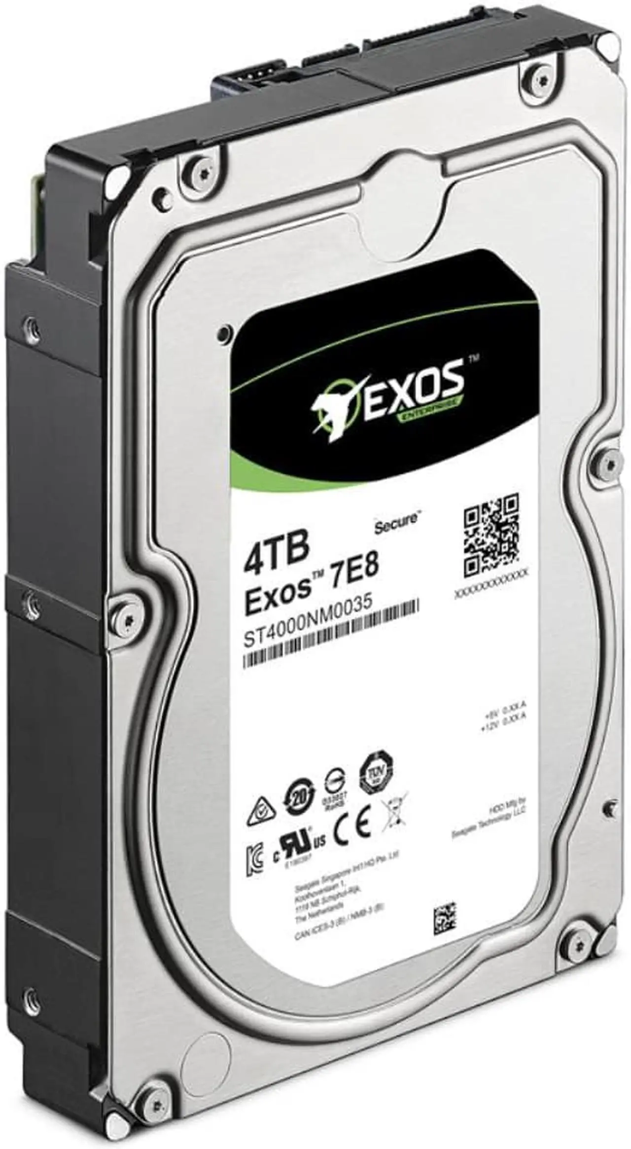 Alt view image 3 of 6 - HDD For Seagate 4TB 3.5" SATA 6Gb/s 128MB 7200RPM For Internal Hard Disk For Enterprise Class HDD For ST4000NM0035