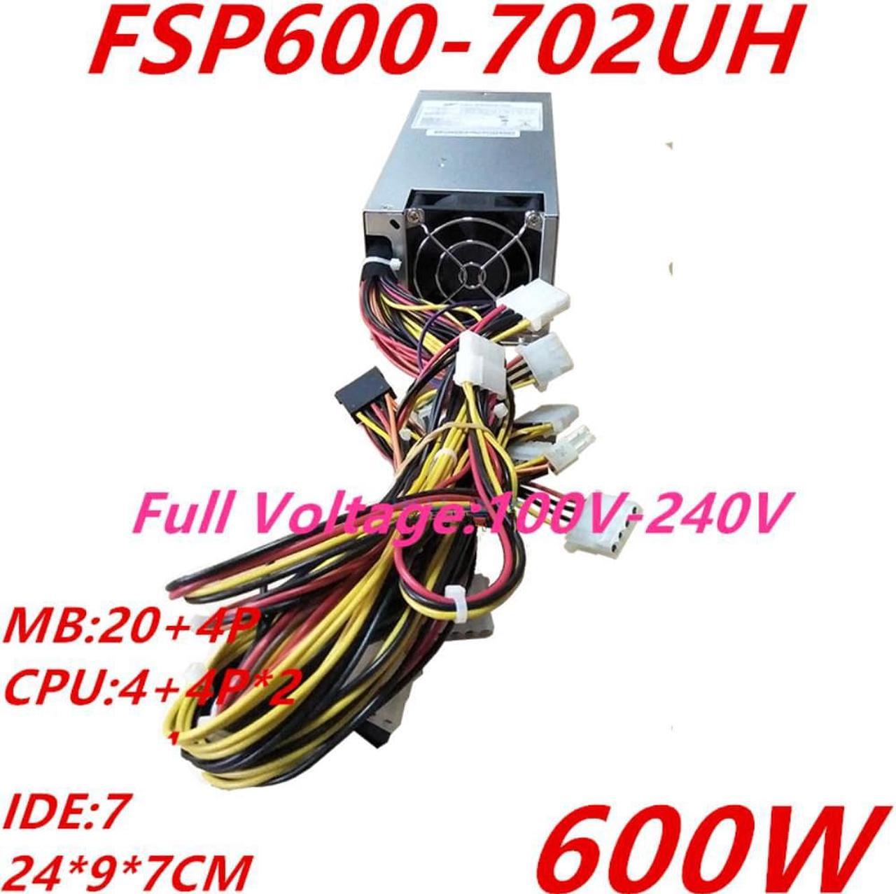 PSU For FSP 80plus Bronze CPU8P*2 2U 600W Switching Power Supply FSP600-702UH FSP600-702UC FSP700-802UK