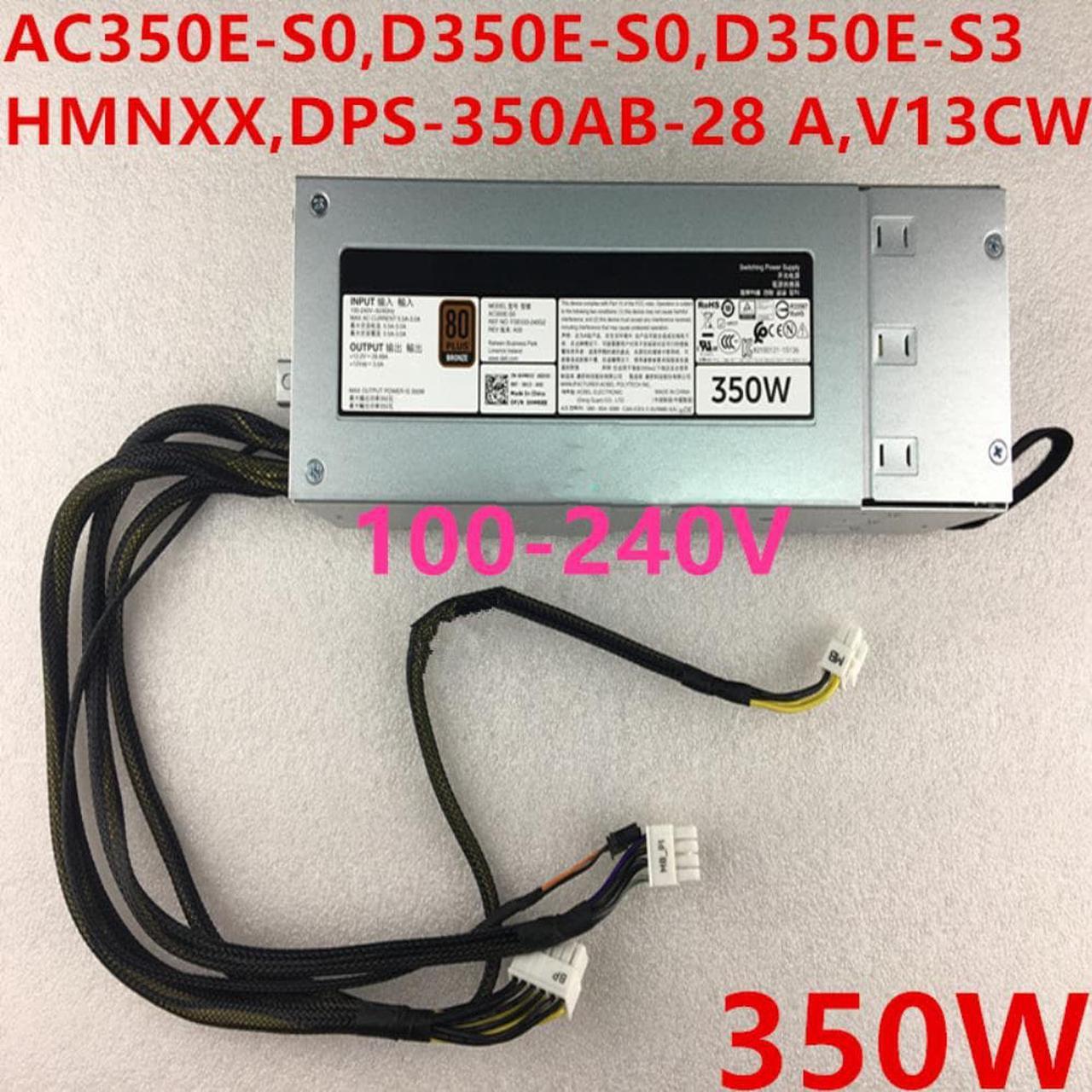 PSU For Dell T330 R30 350W Switching Power Supply AC350E-S0 D350E-S0 D350E-S3 HMNXX DPS-350AB-28 A V13CW