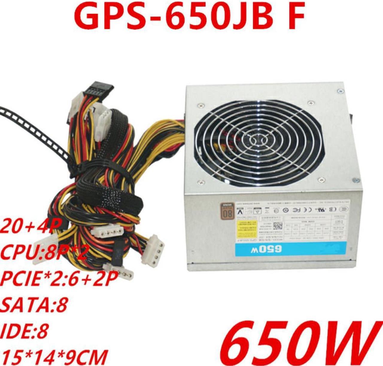 PSU For Delta 80Plus Bronze 650W Switching Power Supply GPS-650JB F