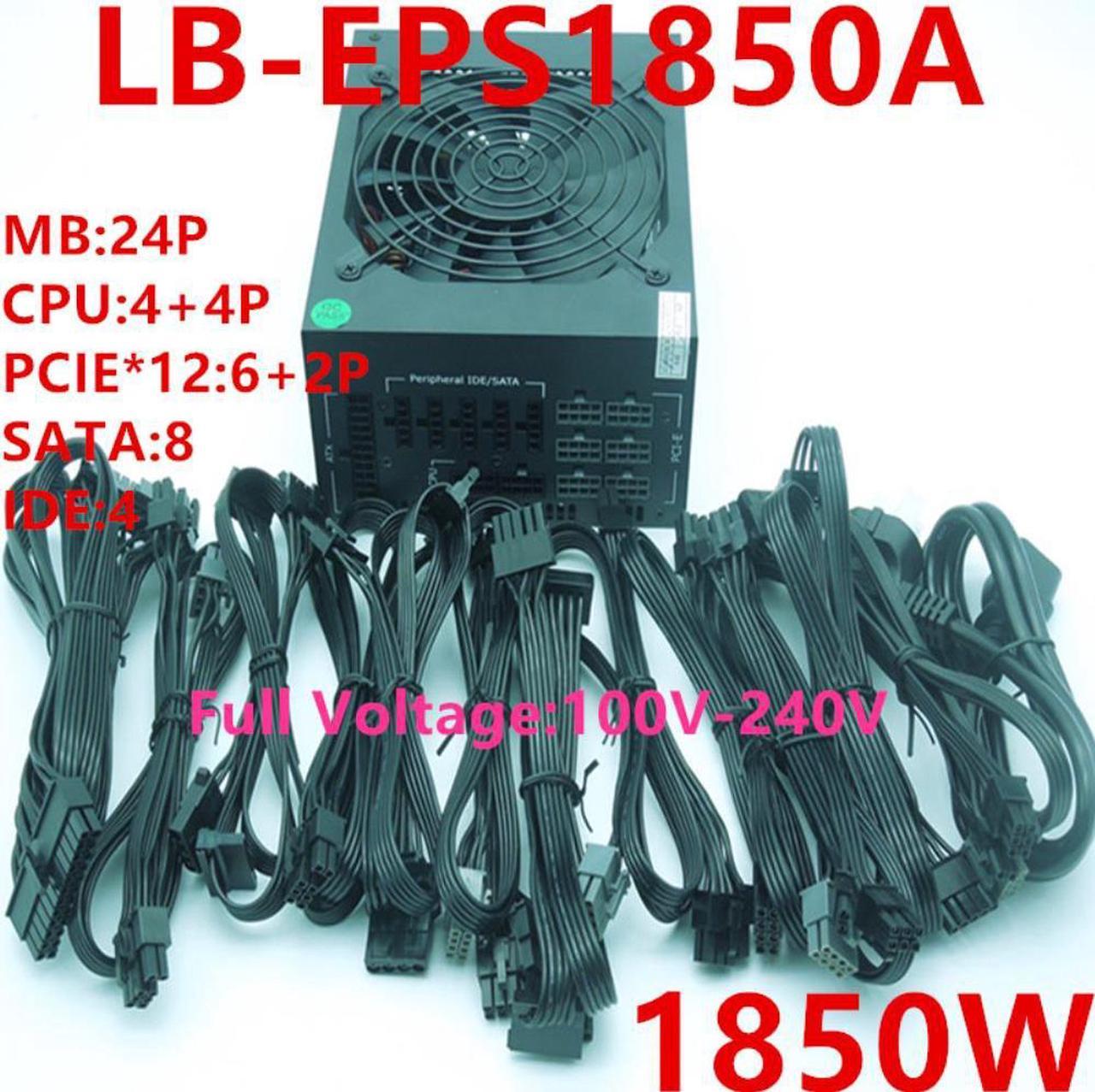 Miner PSU For LeyBold Multiple Video Card Power Supply 1850W Mining Power Supply LB-EPS1850A LB1850A