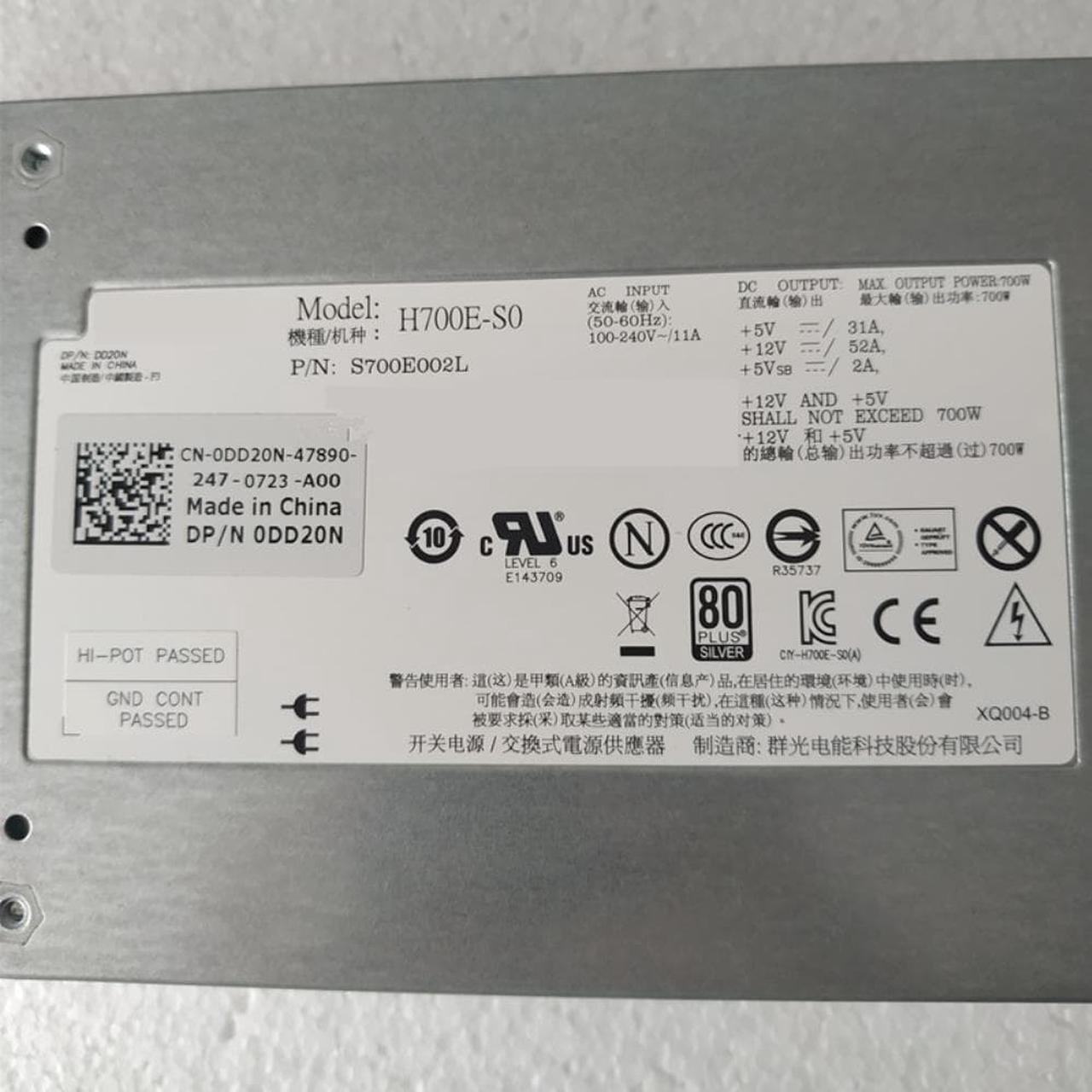 Main image of OIAGLH PSU For PS4100 PS6100 SC200 SC220 700W Switching Power Supply H700E-S0 DD20N XG4GM 2KWF1 LH700E-S0 R0C2G