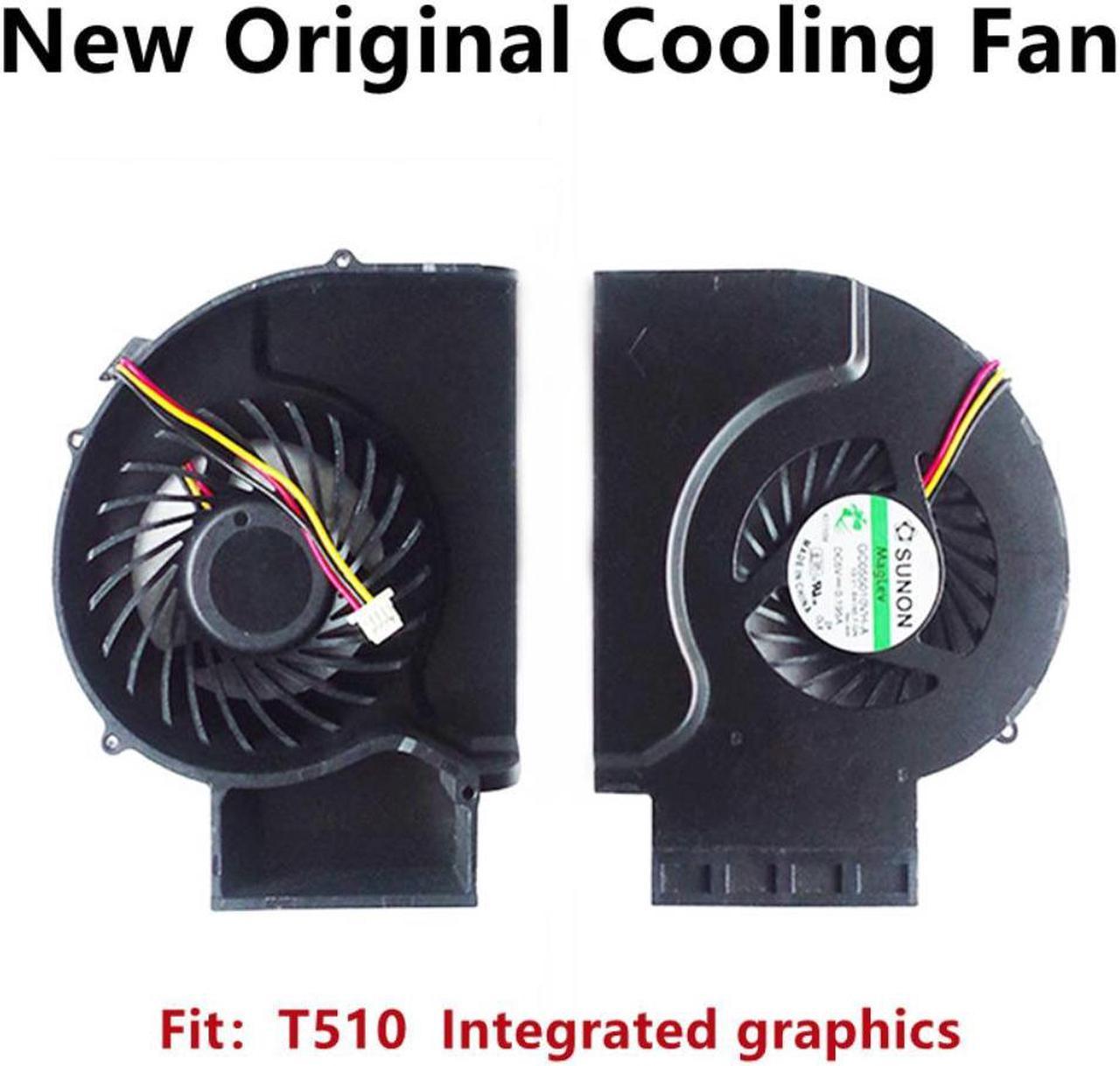 For Laptop Lenovo Thinkpad T510 T510i CPU Cooling Fan Cooler FRU60Y5489  Integrated graphics