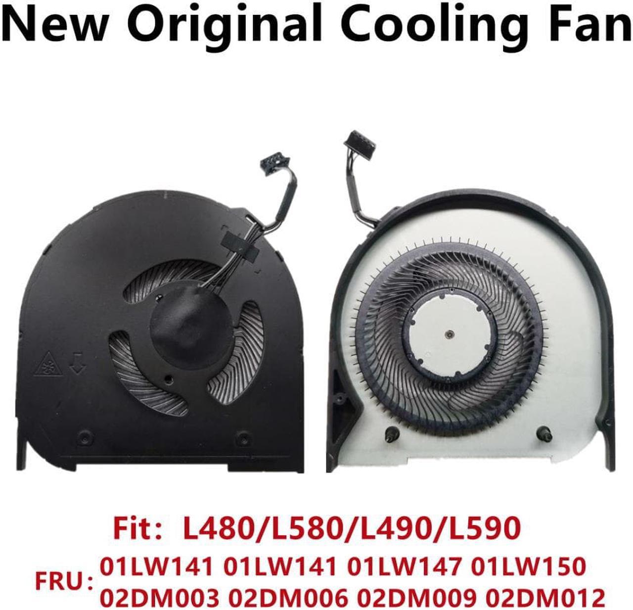 For Laptop Lenovo Thinkpad L480 L490 L580 L590 CPU Cooling Fan FRU01LW147 01LW141 02DM009 02DM003 TOSHIBA