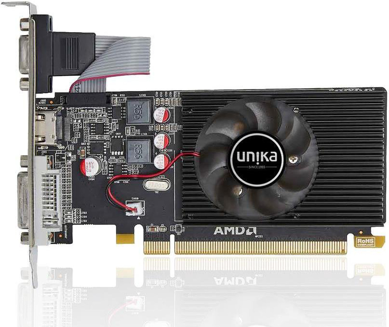 Radeon R5 Graphics Card Brand UNIKA R5 230 1G Graphic Card For Radeon R5 230 Series R5230 1GB ...