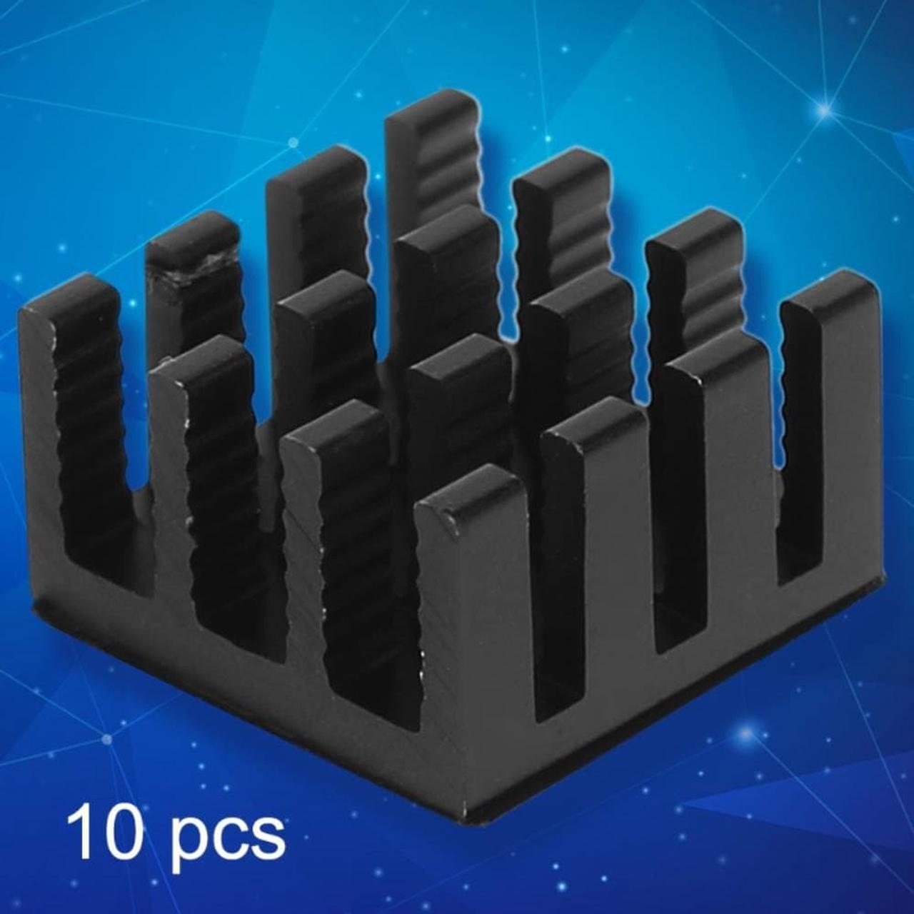 10pcs 14x14x8mm Aluminum Heatsink Radiator for Electronic Chip LED RAM- Cooler