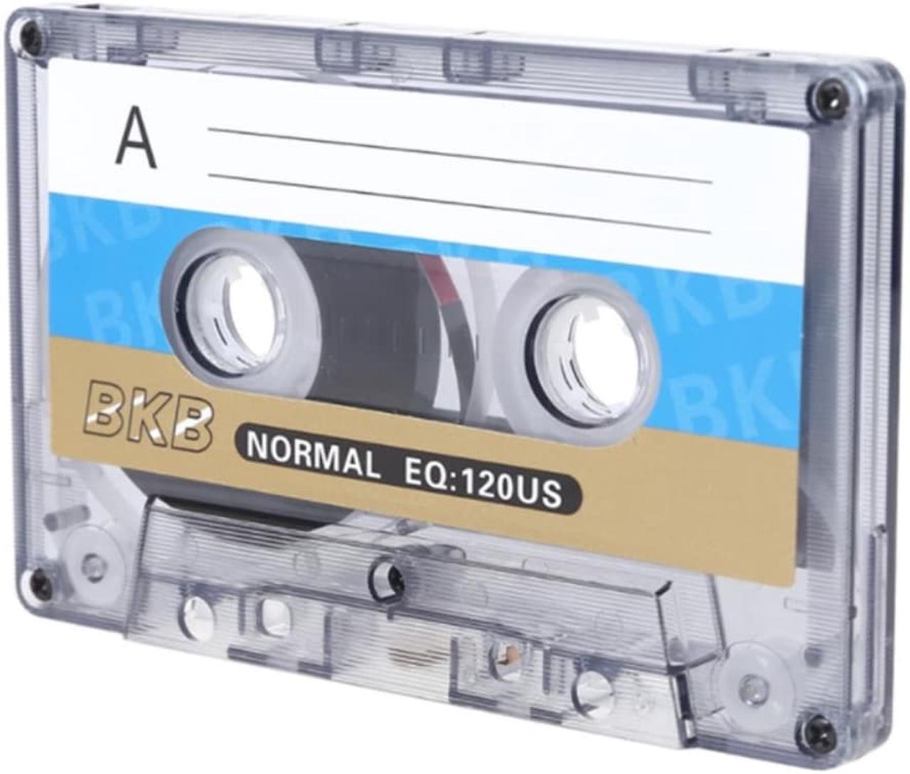 Cassette Blank Tape Player Empty 60 Minutes Magnetic Tape Recording for Speech Music Recording