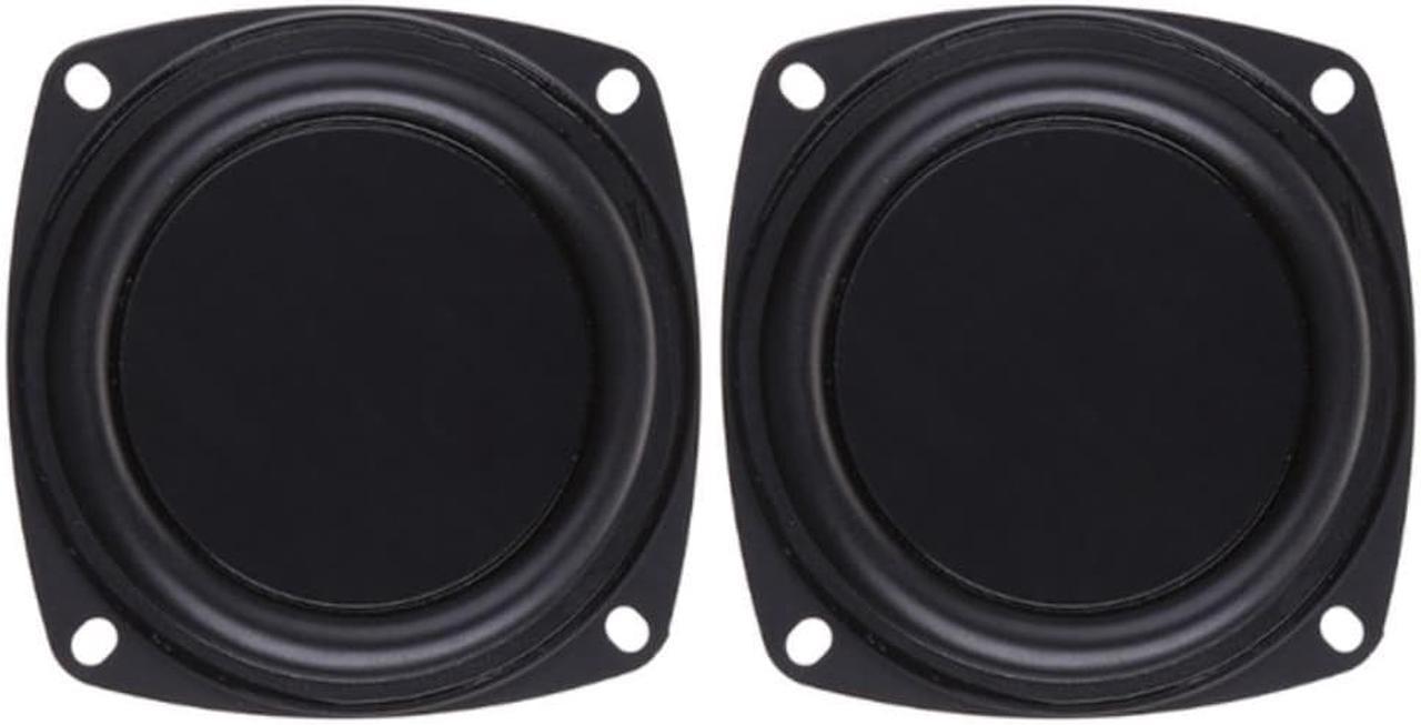 2PCS Woofer Radiator Bass Passive Speaker 3" Low Frequency Loudspeaker Diaphragm Vibration Plate DIY