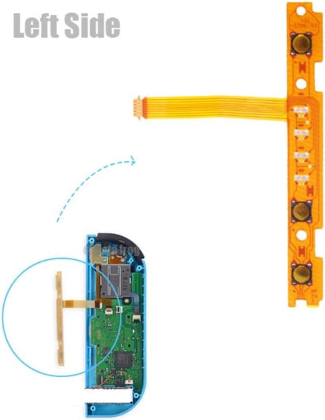 5 in 1 ZL ZR L SL SR Button Key Ribbon Flex Cable Replacement Repair Compatible with Switch Joy Con Controller Spare Parts YYDS