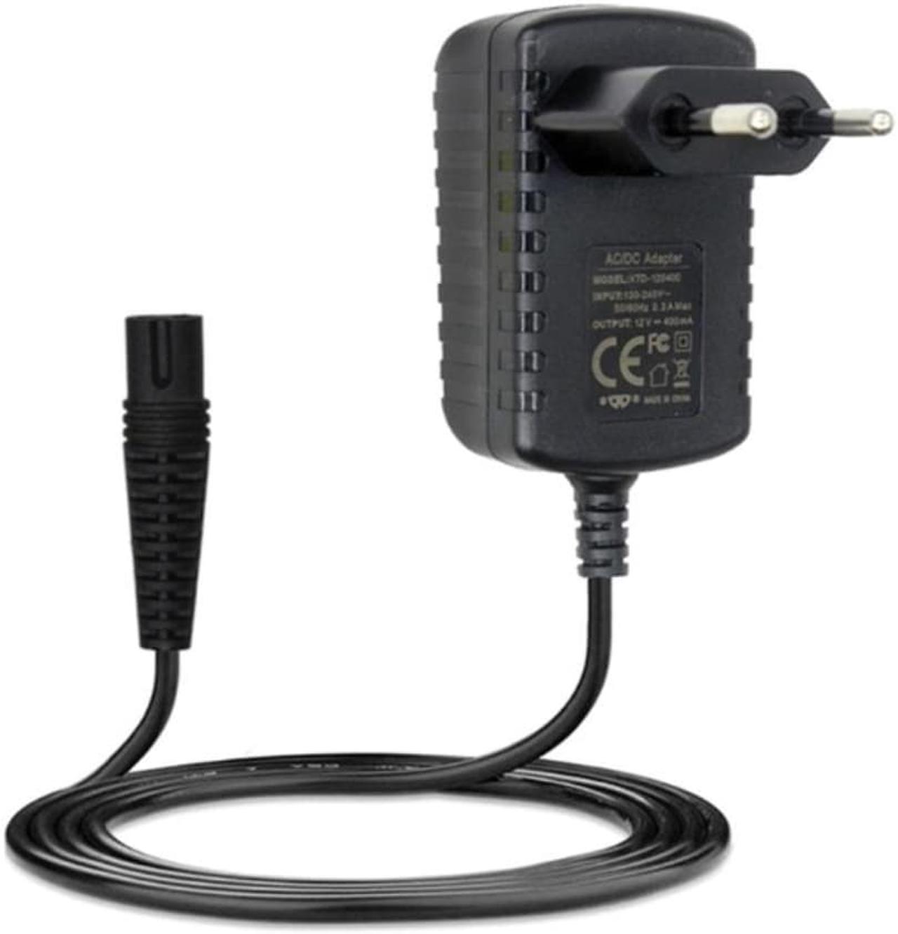 EU Plug 12V 0.4A Shaver Charger for Brauns Series 9 7 5 4 3 2 1 Electric Shaver