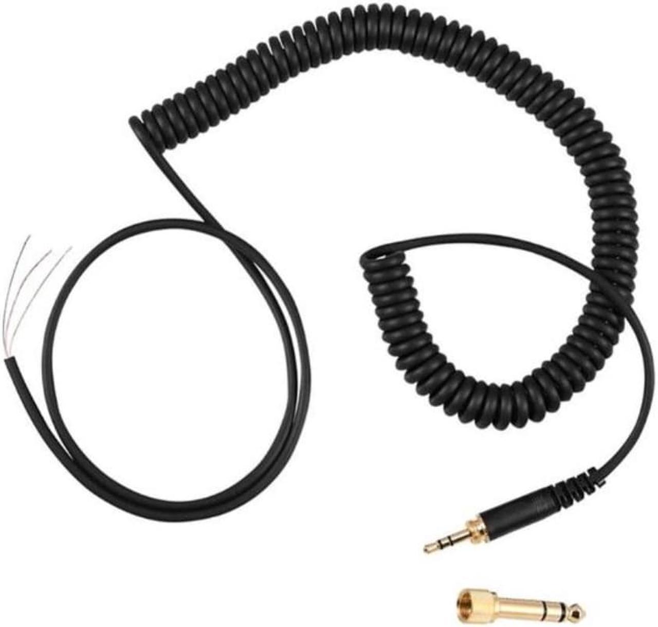 Spring Cable Cord Wire Plug Line for Beyerdynamic DT 770 770Pro 990 990Pro Headphone Replaced Wires