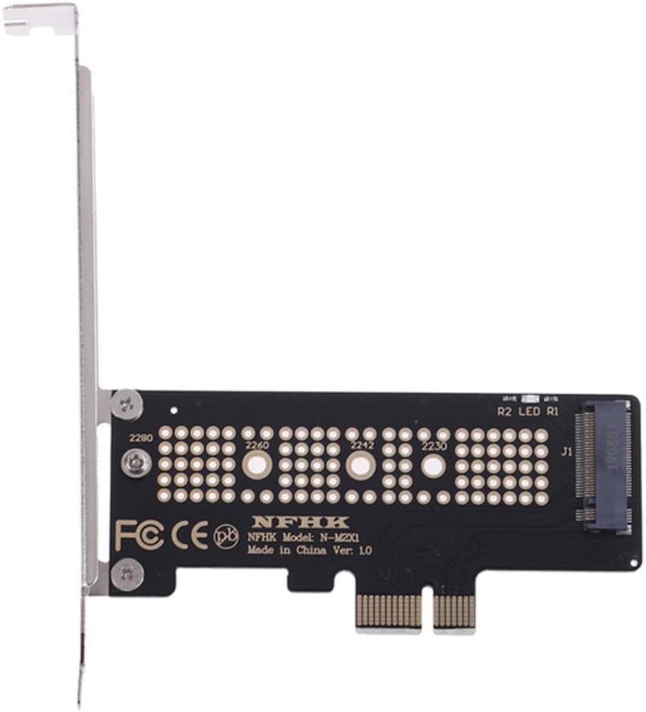 NVMe PCIe X4 X2 M.2 NGFF SSD To PCIe X1 Converter Card Adapter PCIe X1 To M.2