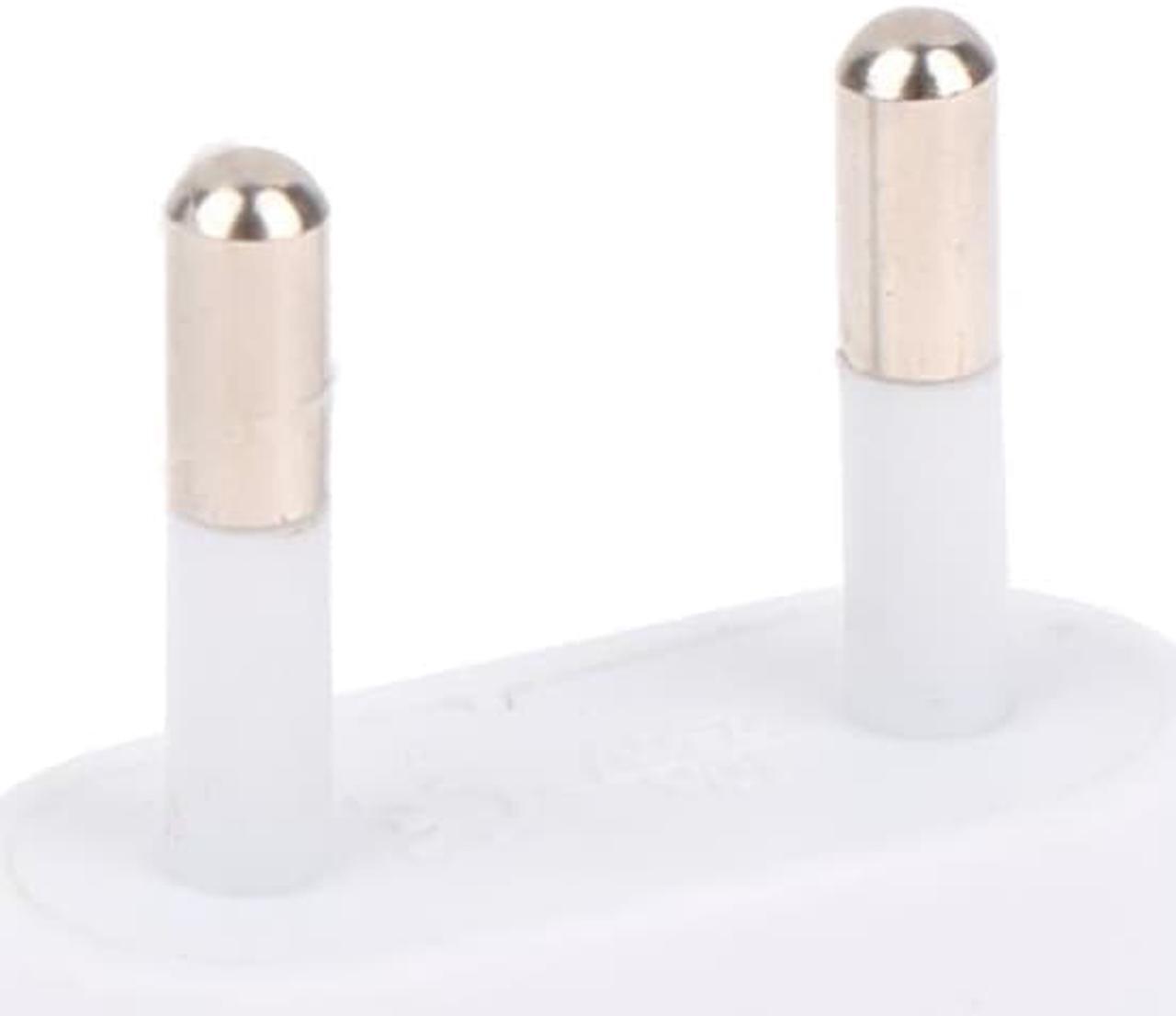 Alt view image 3 of 3 - EU Plug Adapter Travel Adapter CN US To EU KR Brazil Israel Black/White Power Adapter Electrical Plug Converter Sockets Outlet