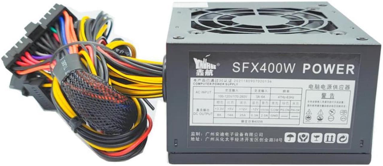 Update Version Small Power Supply Rated 400W Platinum 110V 220v  ITX Mute Desktop SFX Small Desktop PSU