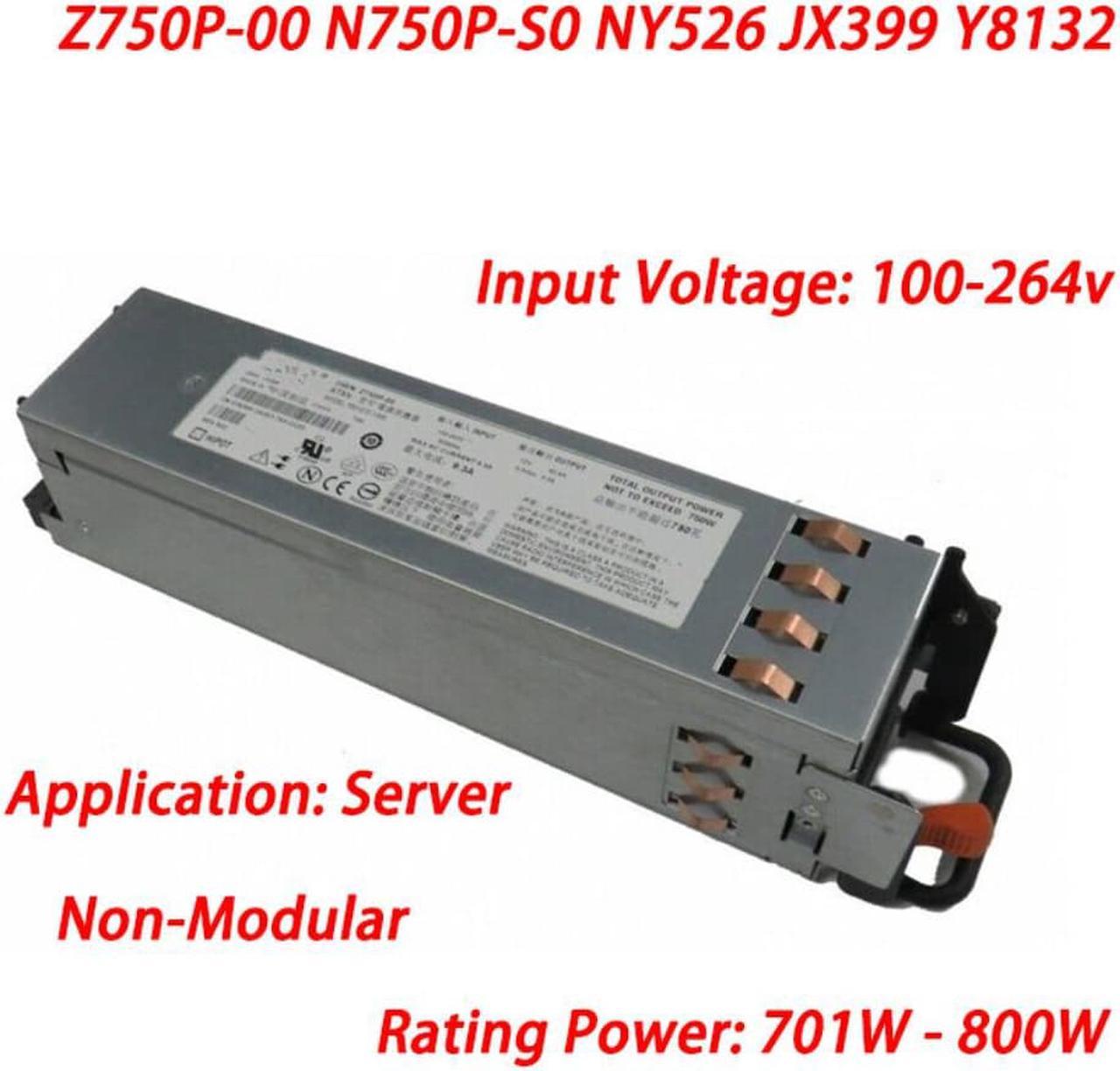 Hot Swap 750W PSU For Server PE2950 Redundant Server Power Supply Z750P-00 N750P-S0 NY526 JX399 Y8132 750 Watt Power Supply