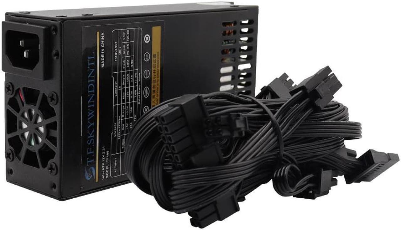 Full Mod 350W PSU For ATX 12V Supporting GPU FLEX NAS Small 1U 350W Power Supply 110V 220V