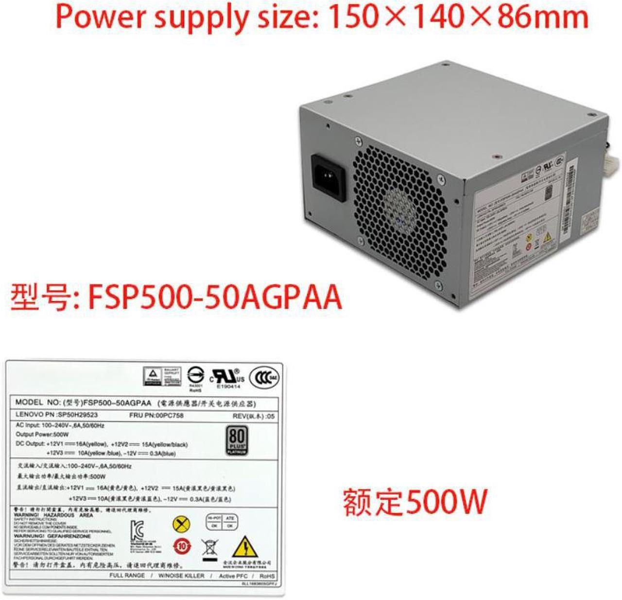 500W Power Supply FSP400-40AGPAA  FSP500-50AGPAA  10+6+4PIN For PCE026 Pa-2181-1HK280-23P  PCE026 HK350-12PP