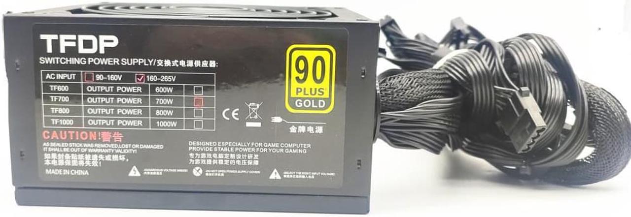 700W Gaming Desktop Quiet Fan ATX 12V 2.31 Pc Quiet Rated 700W Max 850W Psu Intel Computer Power Supply