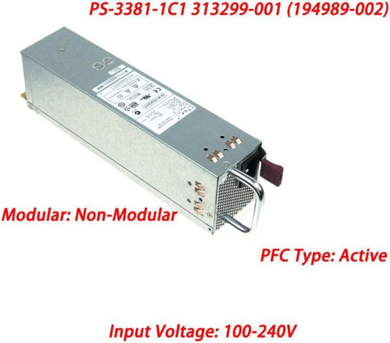 400W Server Power Supply PS-3381-1C1 313299-001 (194989-002) Server PSU For DL380 G3 ESP113