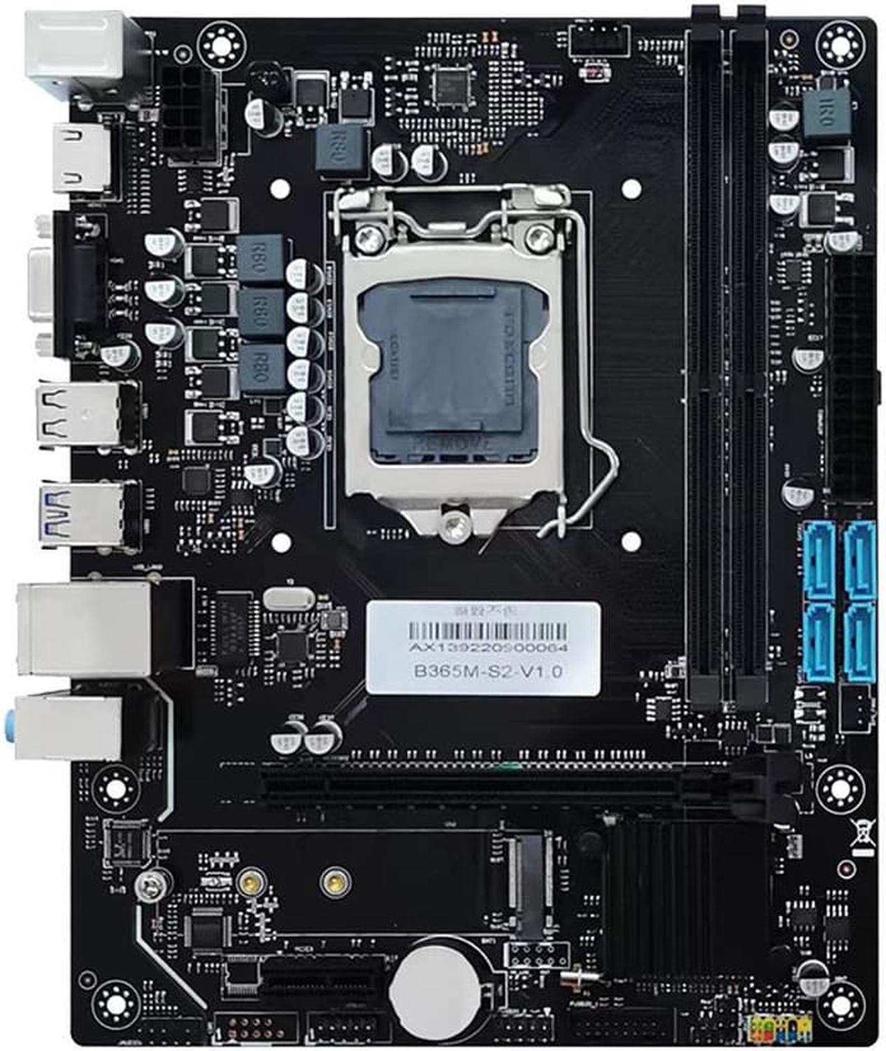 H110 desktop computer motherboard 1151-pin DDR4 memory with M.2 supports 6-9 generation 9400F CPU