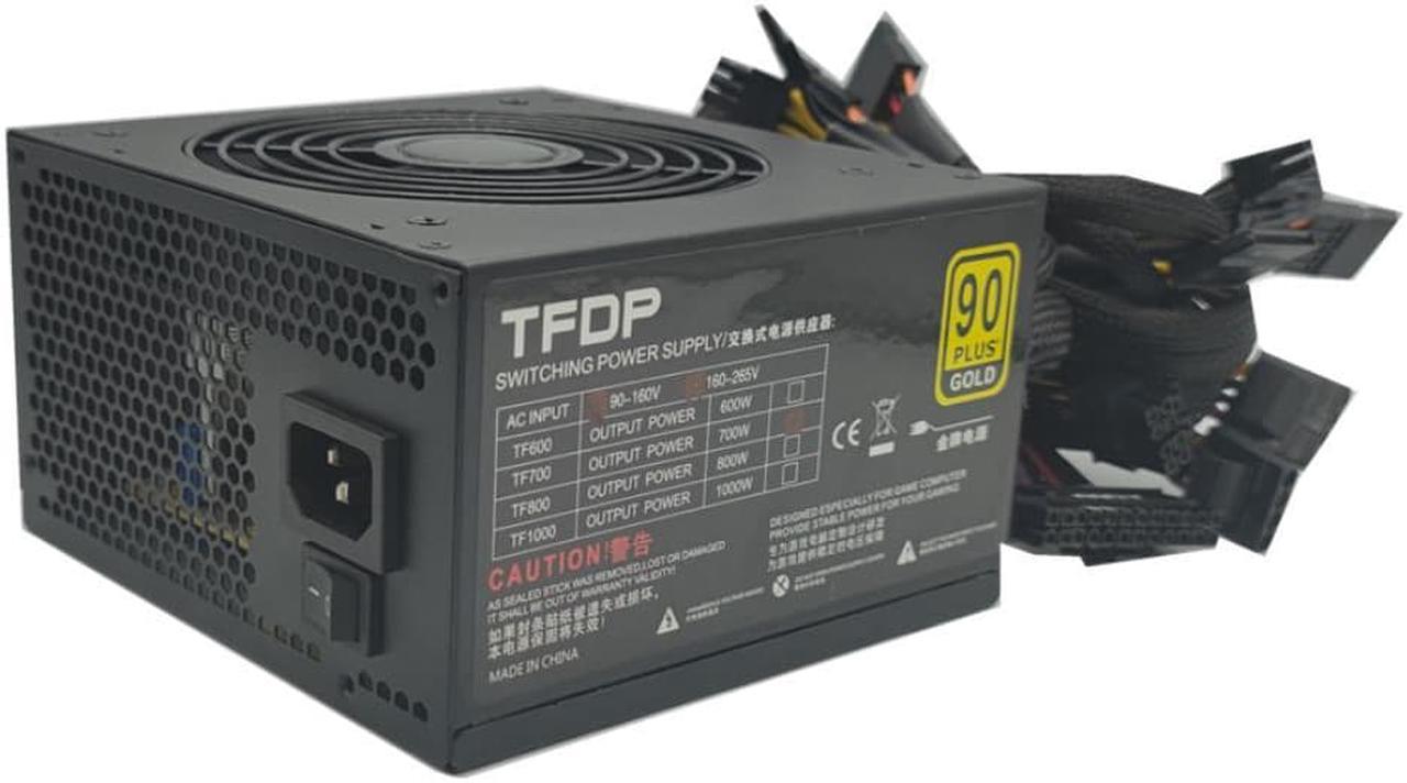 600W ATX 12V Switching Power Supply 80 Plus Gold  Active PFC PC  600W PSU High Performance 20 + 4pin