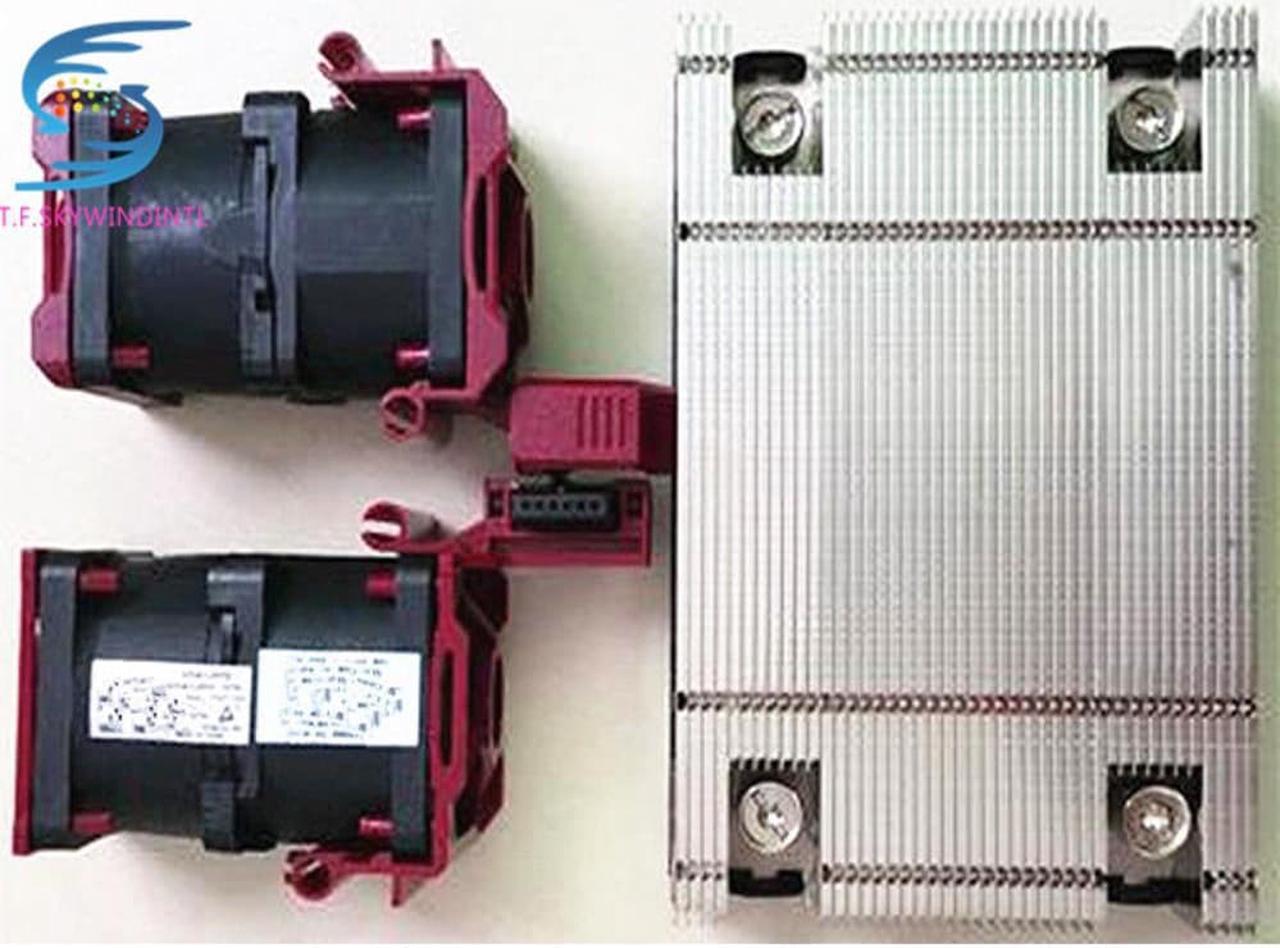 ship Heatsink &2 Fans for DL360 DL360p G9 734042-001 775403-001 792852-001 734042-001 DL360p GEN9 CPU Heatsink