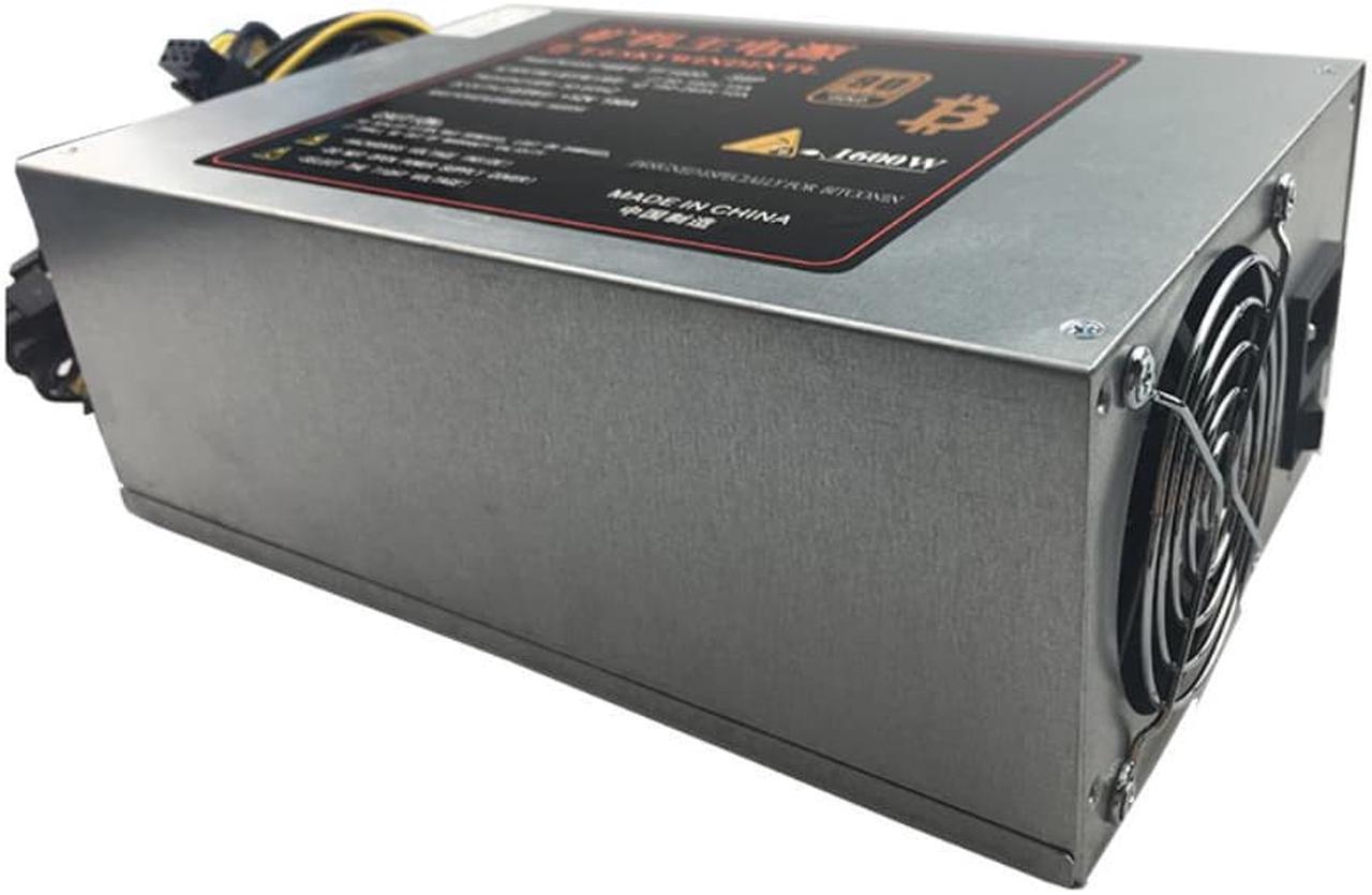 1600W PSU Power Supply PC For ETH S7 S9 6pin*12 1600W ATX for L3 Mining Machine Power Supplies for Eth Bitcoin Miner Antminer