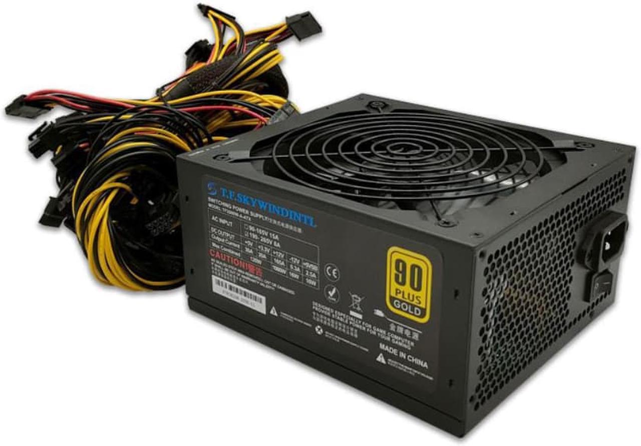 2000W Mining Power Supply 160V-260V 95% High Efficiency PSU Support 8 Graphics Cards GPU For ETH DOT BTC Bitcoin Miner Rig