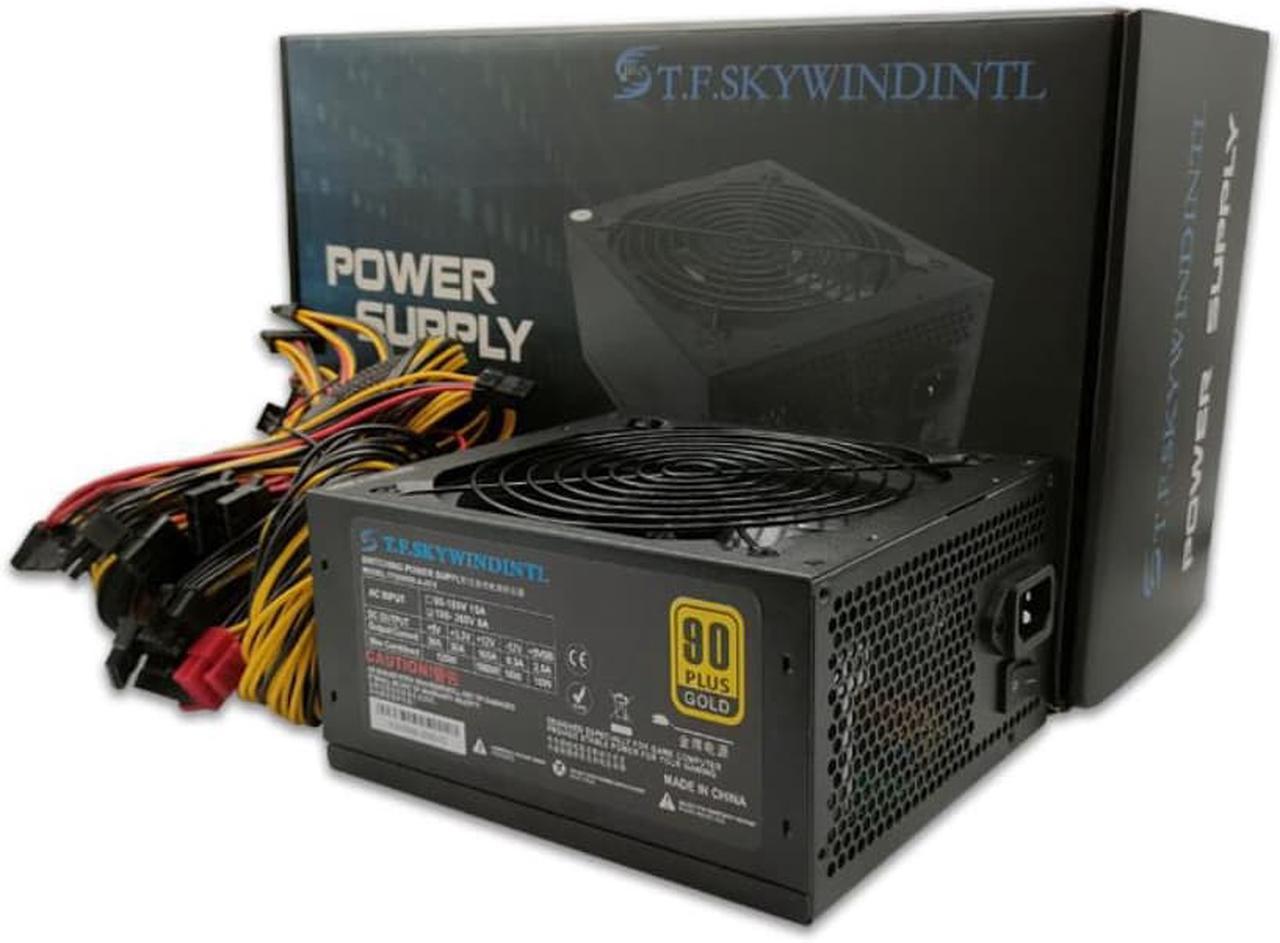 2000W Power Supply ATX Mining Bitcoin PSU 95% Miner PC High Efficiency For Ethereum ETH S9 S7 L3 8GPU Cards