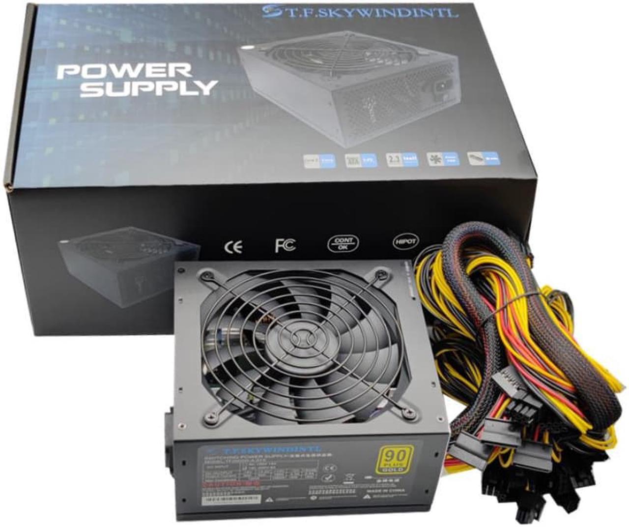 1800W 2000W ATX BTC Mining PC Power Supply For 8 GPU PSU Ethereum Bitcoin Miner Machine 220V With Retail Box Drop