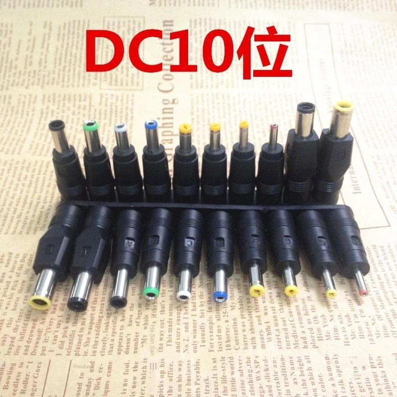 10-Pack Laptop Mobile Power DC Adapter Dc5.5 * 2.1mm Female Transform Interface Converter