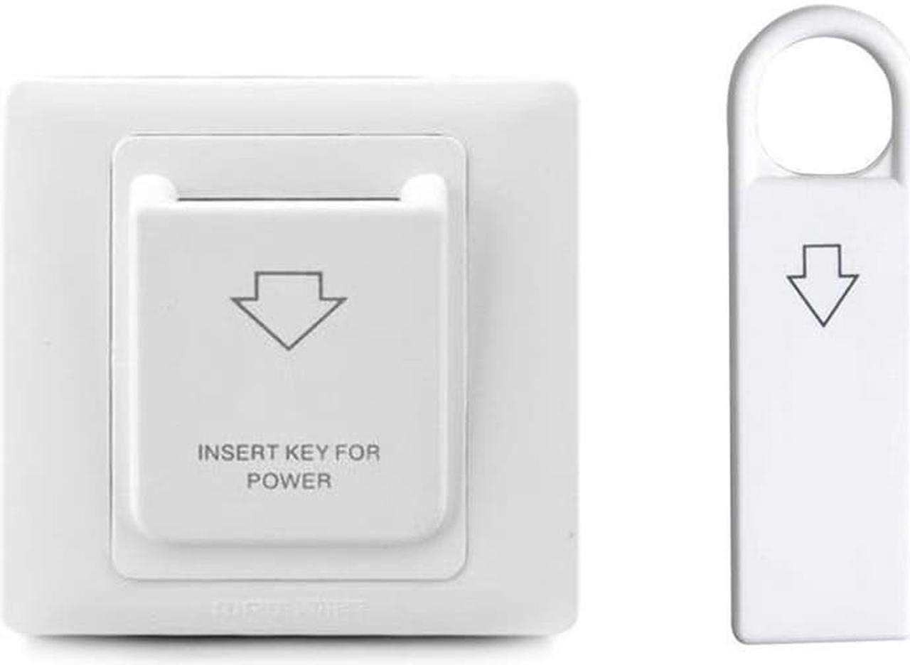 Type 86 High Energy-saving Magnetic Key for Power with 3 Insert Cards Power Switch for Hotel Magnetic Card Switch