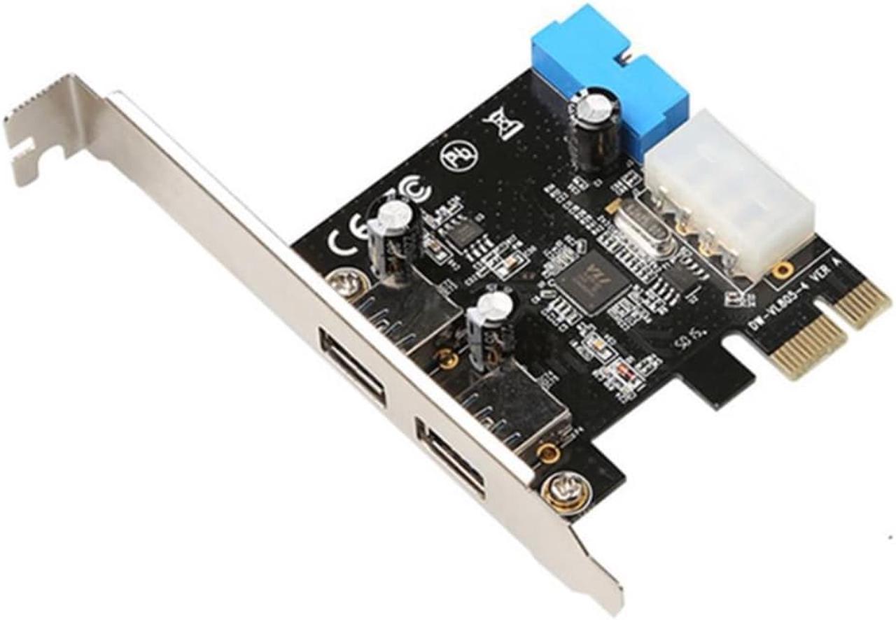 USB 3.0 PCI-E Expansion Card Adapter 2 Port USB3.0 Hub Internal 19pin 19 pin Header USB 3 to PCIE PCI express adapter Card