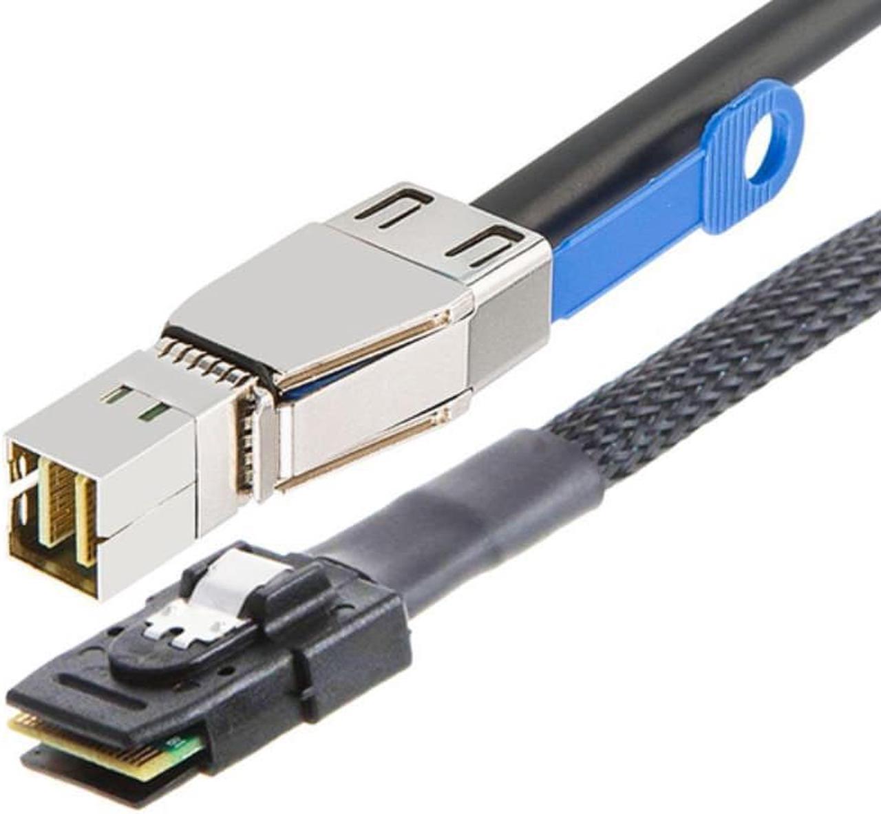 MINI SAS HD to MINI SAS 36PIN Adapter Cable SFF-8644 to SFF-8087 Server Hard Disk Cable 12Gbps 3.33TF/1M