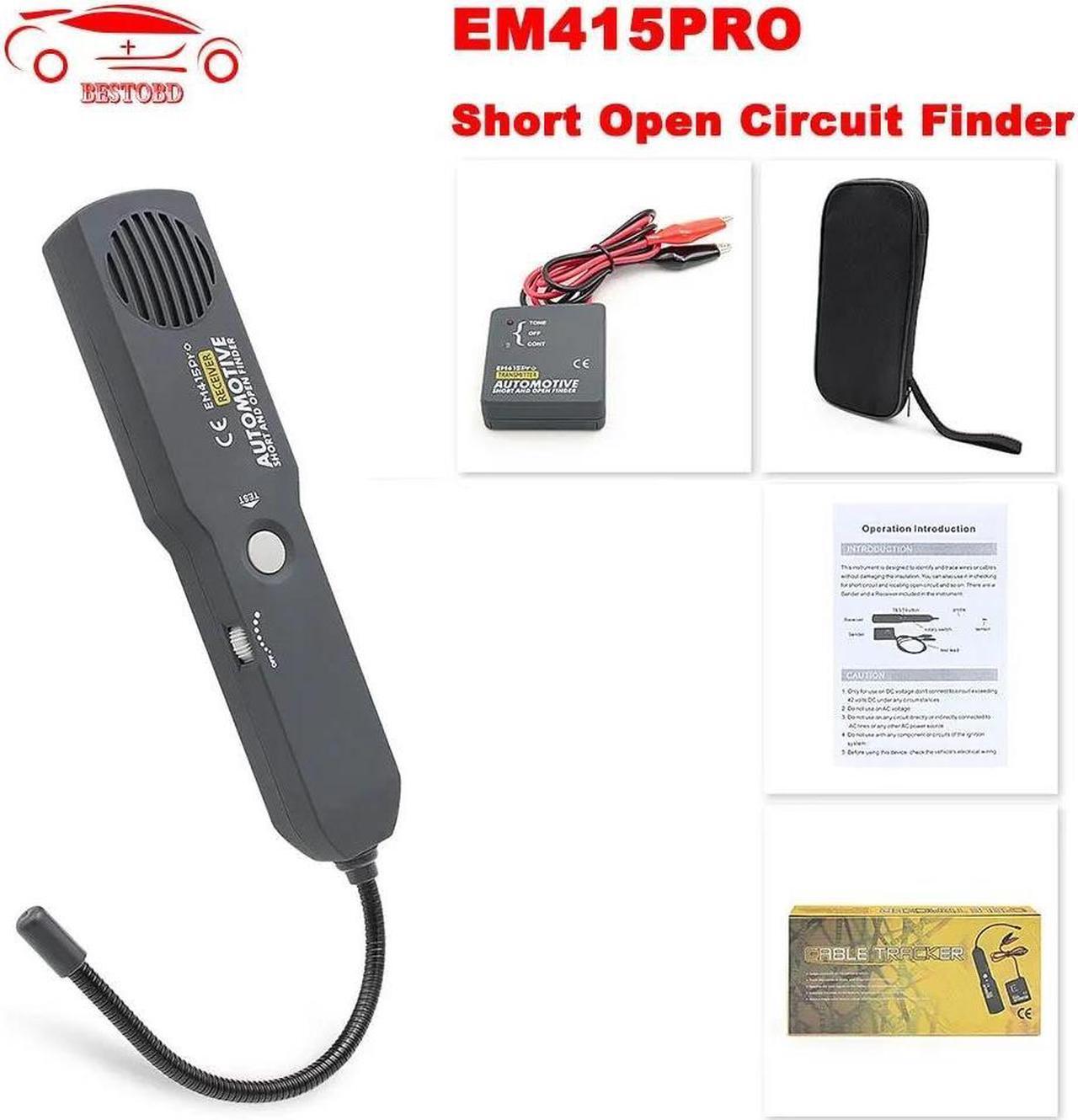 Alt view image 5 of 7 - Short Open Circuit Finder EM415PRO Car Short Circuit Tracer Automotive Cable Wire Tracker Diagnostic Line Tester Checker Tool
