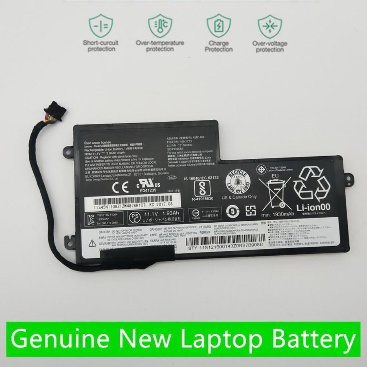 Genuine 45N1110 45N1111 45N1112 Laptop For Lenovo ThinkPad T440S T450 T450S X240 X240S X250 X260 X270 L450 Seires