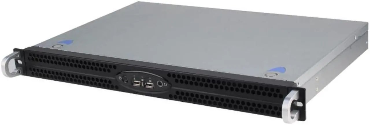 Main image of 19 inch rack-mounted server chassis TOP1U300 1U short computer case support MINI-ITX motherboard  300MM depth 1.0MM SGCC