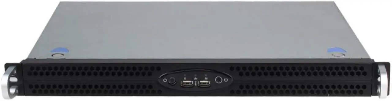 Alt view image 2 of 4 - 19 inch rack-mounted server chassis TOP1U300 1U short computer case support MINI-ITX motherboard  300MM depth 1.0MM SGCC