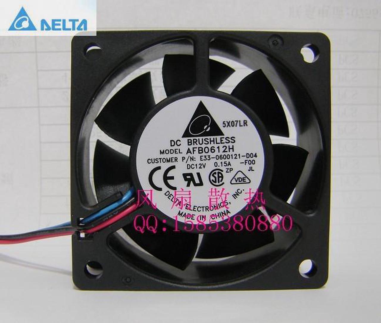 Wholesale for delta AFB0612H 6025 6cm 60mm DC 12V 0.15A 3-speed server cooling fan